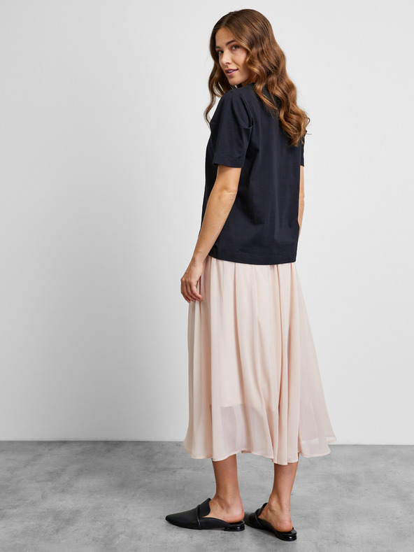 ZOOT.lab Čierne základné tričko s krátkym rukávom METROOPOLIS by ZOOT.lab Leora