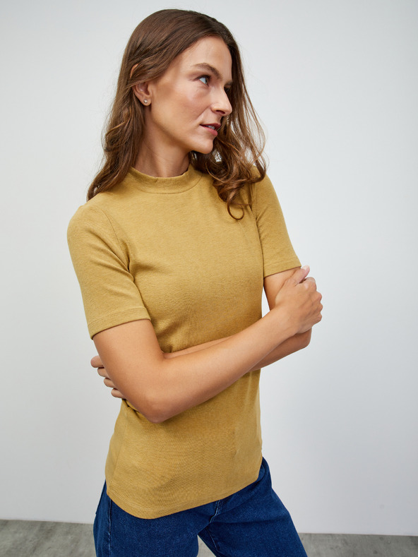 ZOOT.lab Horčicová dámske základné tričko ZOOT.lab Bobbi