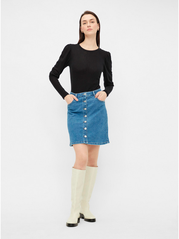 Pieces Čierne tričko Pieces Monice