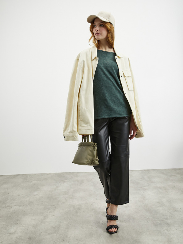 ZOOT.lab Tmavo zelené dámske pletené tričko ZOOT.lab Aria