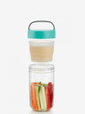 Lékué Tyrkysový box na desiatu Lékué Jar To Go (600 ml)