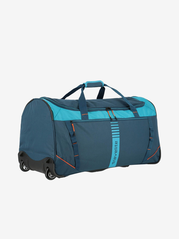 Travelite Cestovná taška Travelite Basic Active trolley travel bag - petrolejová