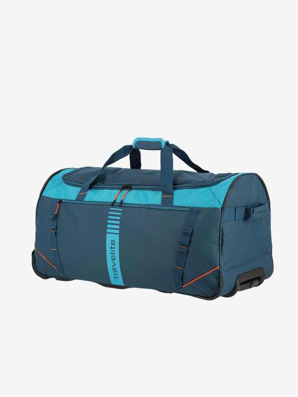 Travelite Cestovná taška Travelite Basic Active trolley travel bag - petrolejová