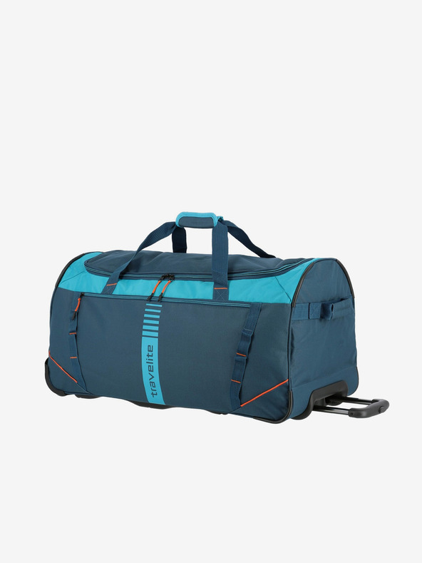 Travelite Cestovná taška Travelite Basic Active trolley travel bag - petrolejová