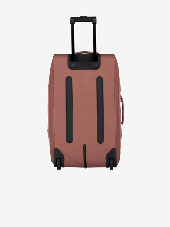 Travelite Ružová taška Travelite Kick Off Wheeled Duffle Bag L Rosé