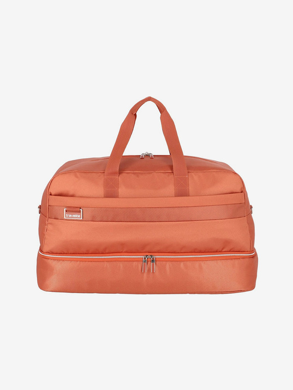 Travelite Oranžová cestovná taška Travelite Miigo Weekender Copper/chutney
