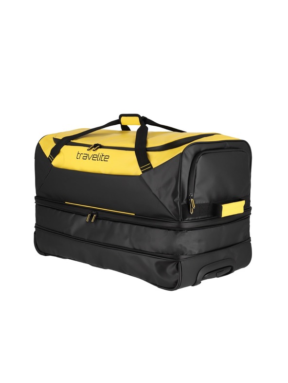 Travelite Travelite Basics Wheeled Duffle exp. Black/yellow