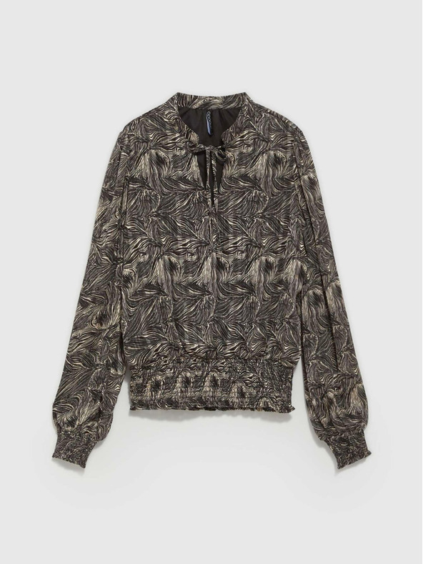 Moodo Čierna dámska blúzka Moodo