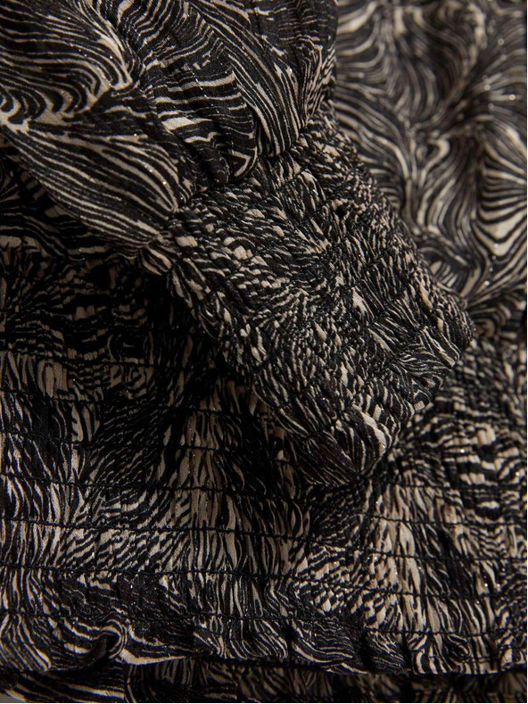 Moodo Čierna dámska blúzka Moodo