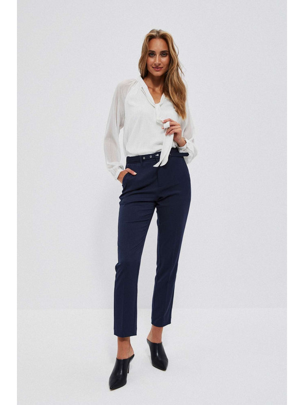 Moodo Biela dámska blúzka Moodo