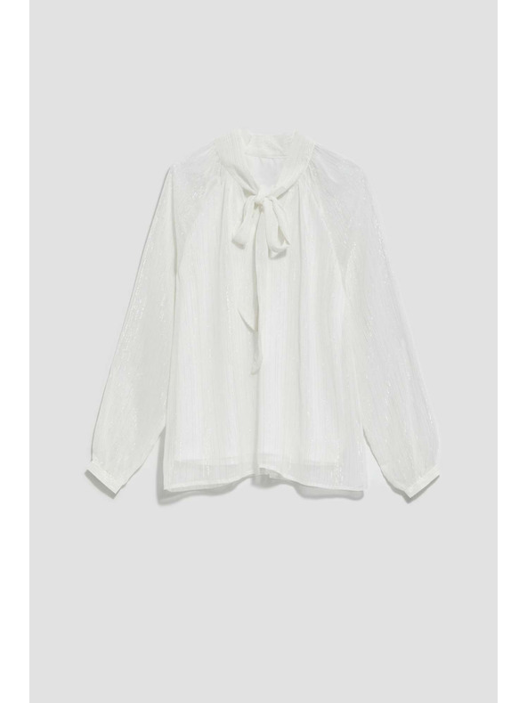 Moodo Biela dámska blúzka Moodo