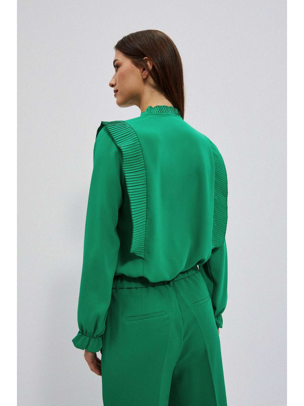 Moodo Zelená dámska blúzka Moodo