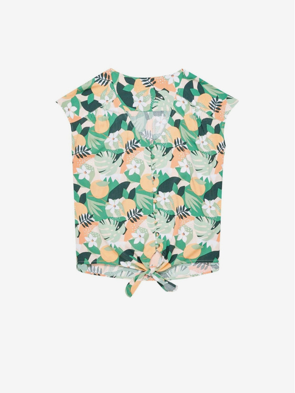 Moodo Zelená dámska vzorovaná košeľa Moodo