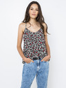 CAMAIEU Čierny vzorovaný top CAMAIEU