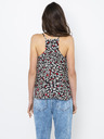 CAMAIEU Čierny vzorovaný top CAMAIEU
