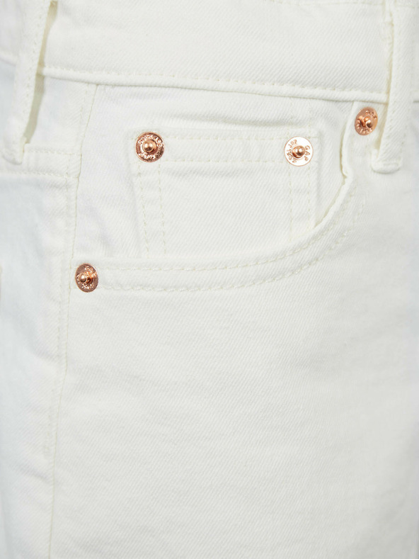 GAP Detské džínsové kraťasy mom high rise GAP