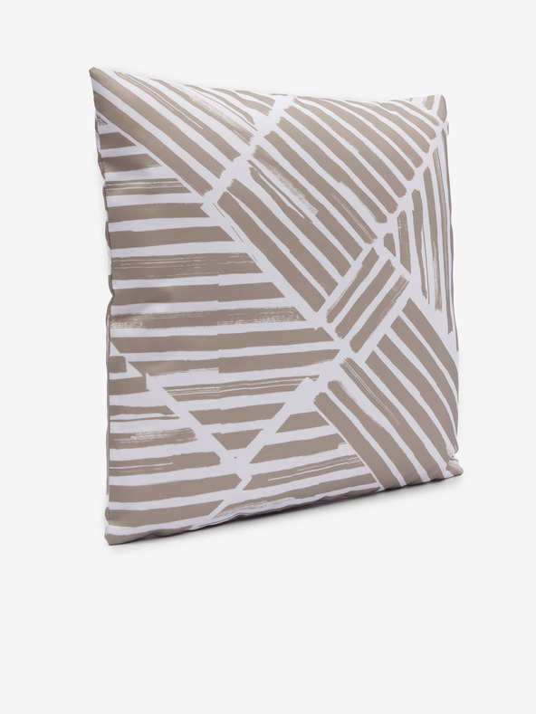 Kaemingk Bielo-hnedý vonkajší vankúš Kaemingk