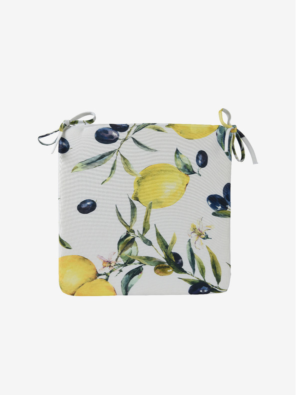 Kaemingk Biely vonkajší vankúš na sedenie stoličky Kaemingk