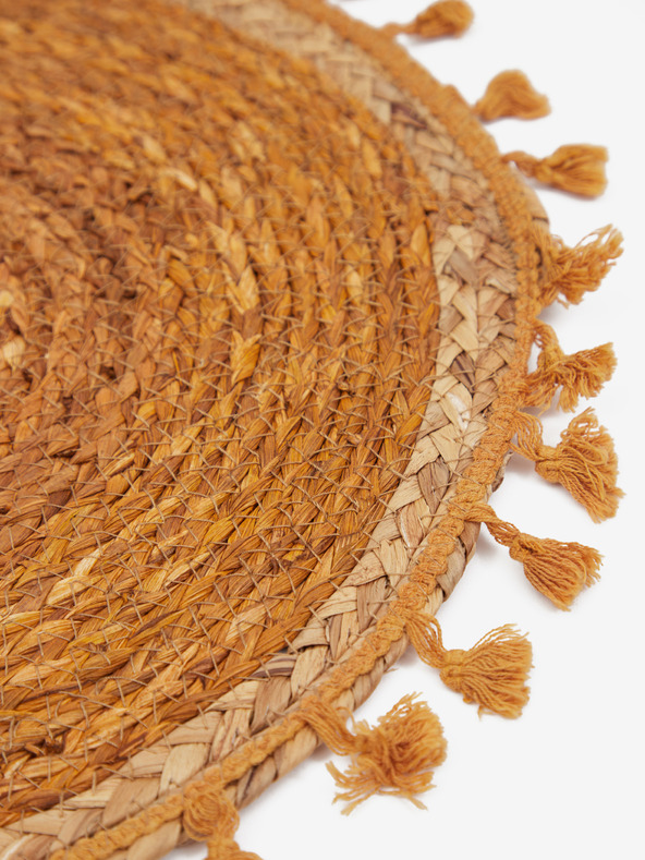 Kaemingk Béžové slamené prestieranie Kaemingk