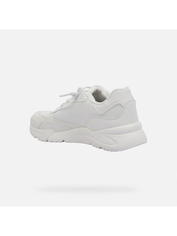 Geox Biele dievčenské tenisky Geox Loftus