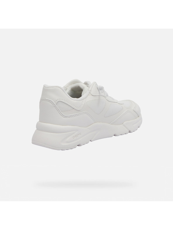 Geox Biele dievčenské tenisky Geox Loftus