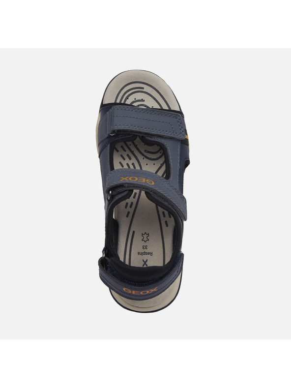 Geox Tmavo modré chlapčenské sandále Geox Borealis