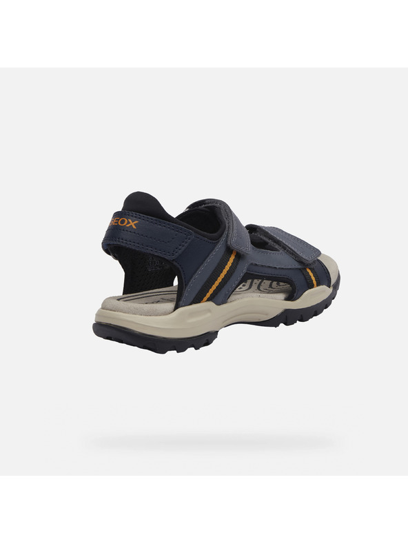 Geox Tmavo modré chlapčenské sandále Geox Borealis
