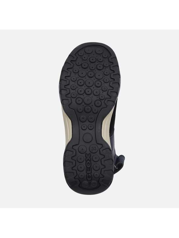 Geox Tmavo modré chlapčenské sandále Geox Borealis