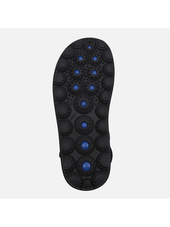 Geox Čierne pánske sandále Geox Spherica Ec6