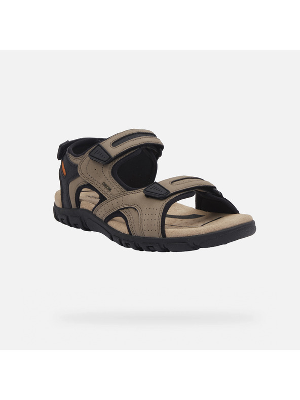 Geox Béžové pánske sandále Geox Strada