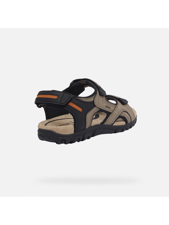 Geox Béžové pánske sandále Geox Strada