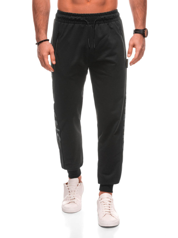 Edoti Pánske tepláky 1506P - sivé OTHER