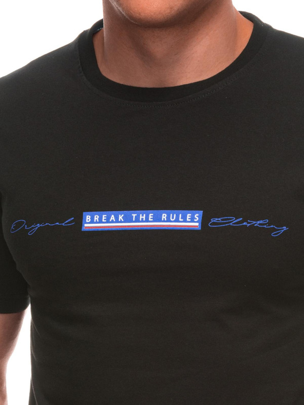 Edoti Pánske tričko s potlačou S2033 - biele OTHER