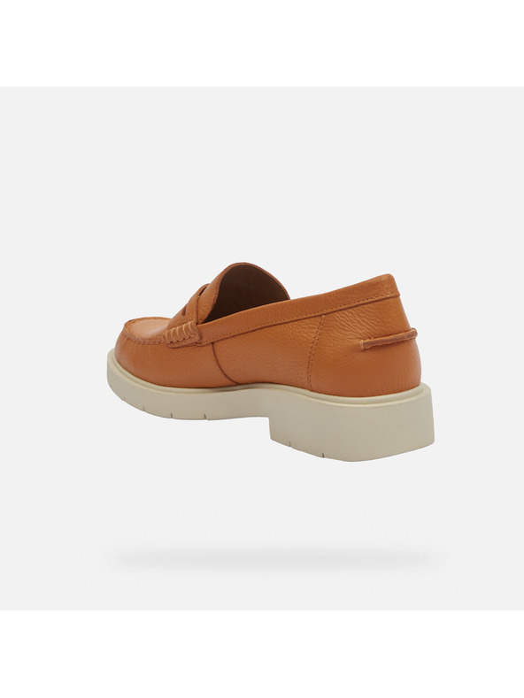 Geox Hnedé dámske mokasíny Geox Spherica EC1