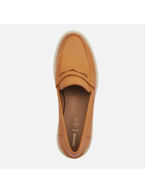 Geox Hnedé dámske mokasíny Geox Spherica EC1