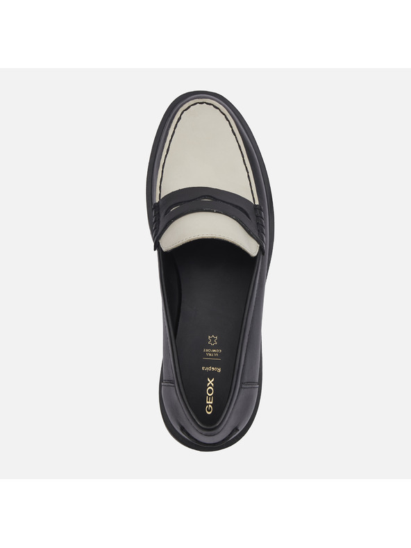 Geox Čierne dámske mokasíny Geox Spherica EC1