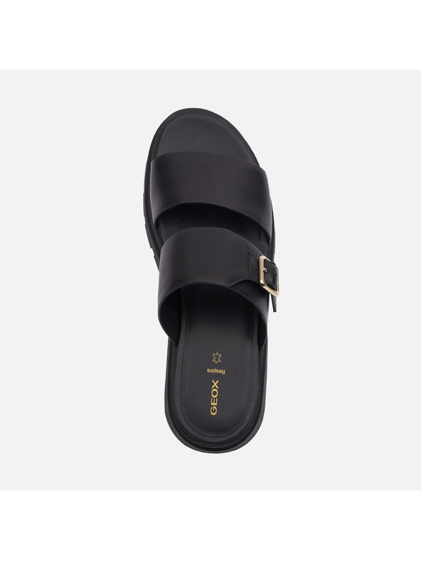 Geox Čierne dámske papuče Geox Adacter S