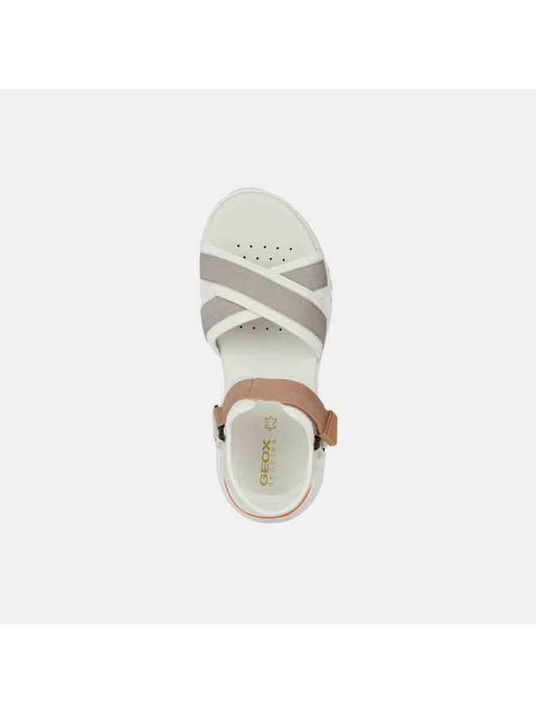 Geox Sivé dámske sandále Geox Sorapis + Grip A