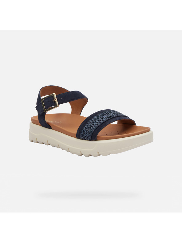 Geox Tmavomodré dámske sandále Geox Xand 2.1 S