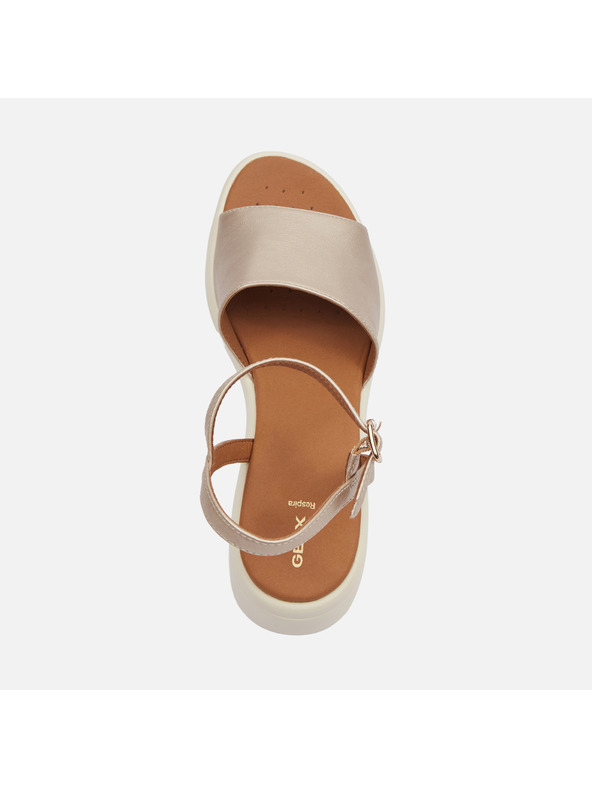 Geox Zlaté dámske sandále Geox Meliconia