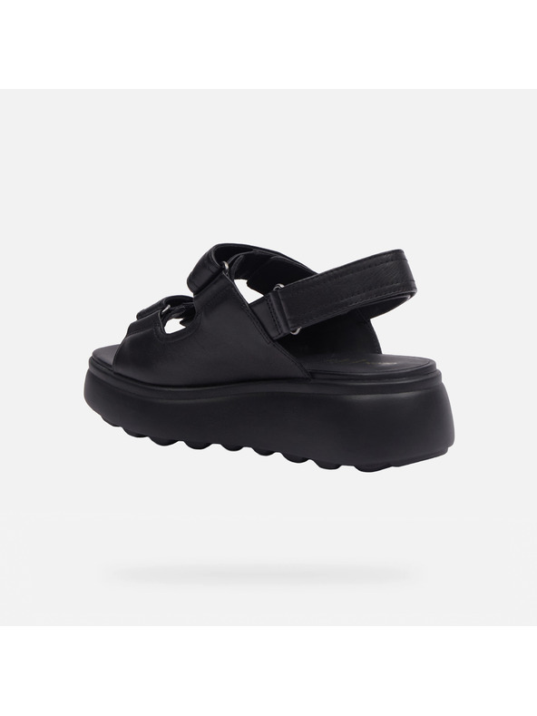 Geox Čierne dámske sandále Geox Spherica EC4.1 S