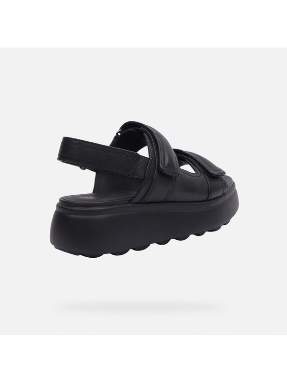 Geox Čierne dámske sandále Geox Spherica EC4.1 S