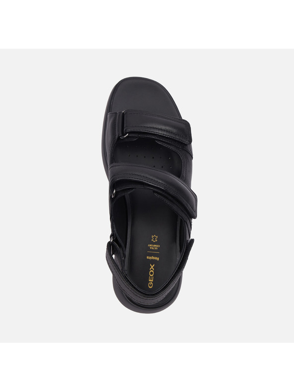 Geox Čierne dámske sandále Geox Spherica EC4.1 S