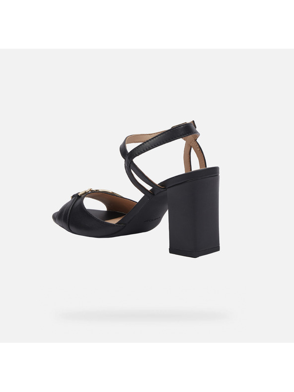 Geox Čierne dámske sandále Geox New Eraklia 80