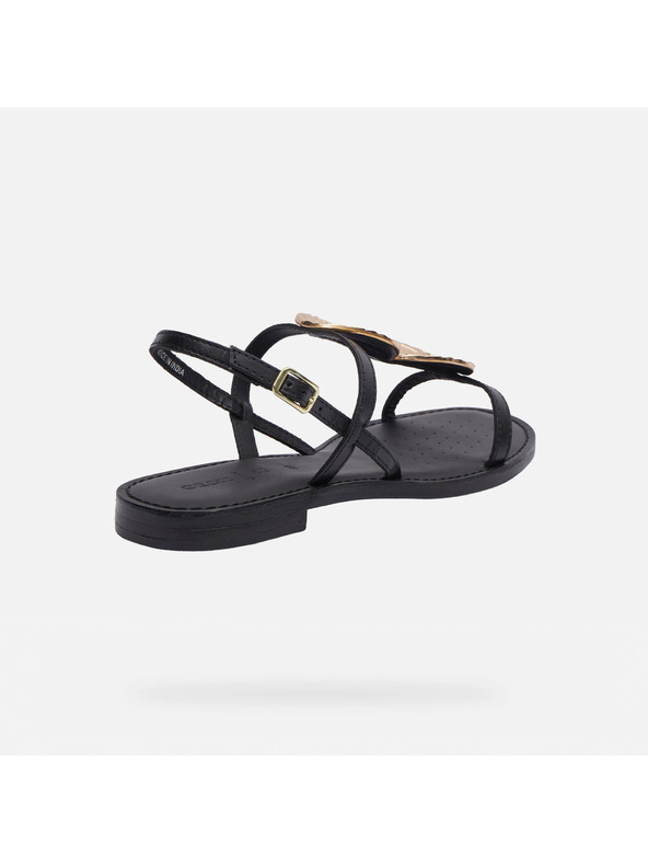 Geox Čierne dámske sandále Geox Maddalusiac