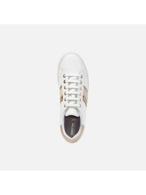 Geox Biele dámske tenisky Geox Spherica EC4.1 B