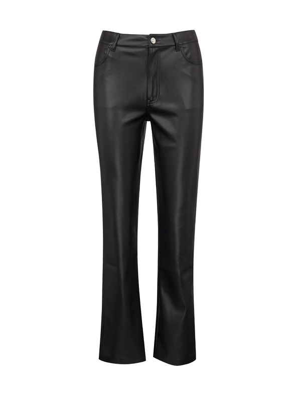 Orsay Hnedé dámske kožené nohavice ORSAY