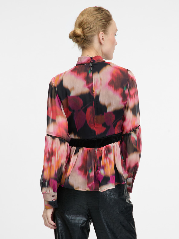 Orsay Červená vzorovaná dámska blúzka ORSAY