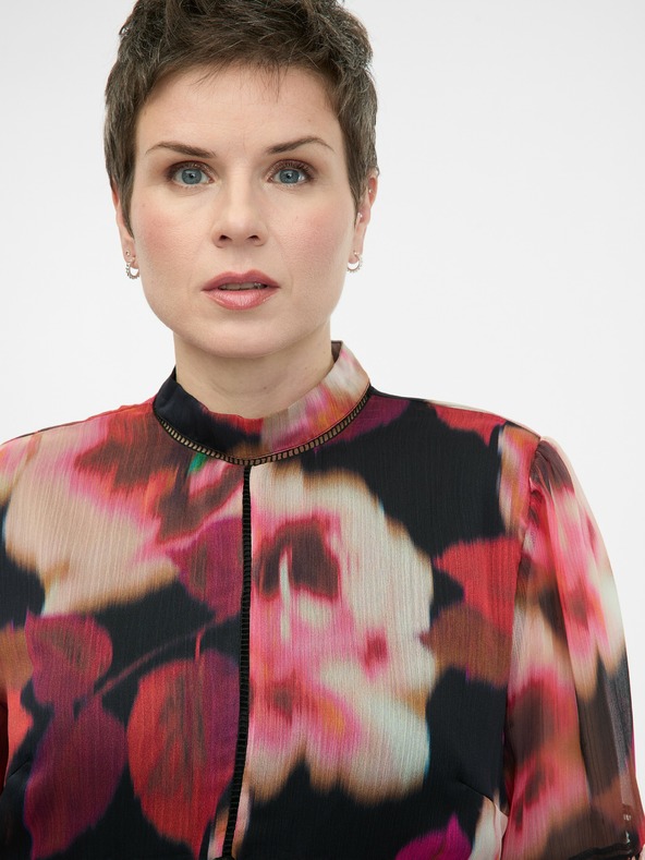 Orsay Červená vzorovaná dámska blúzka ORSAY