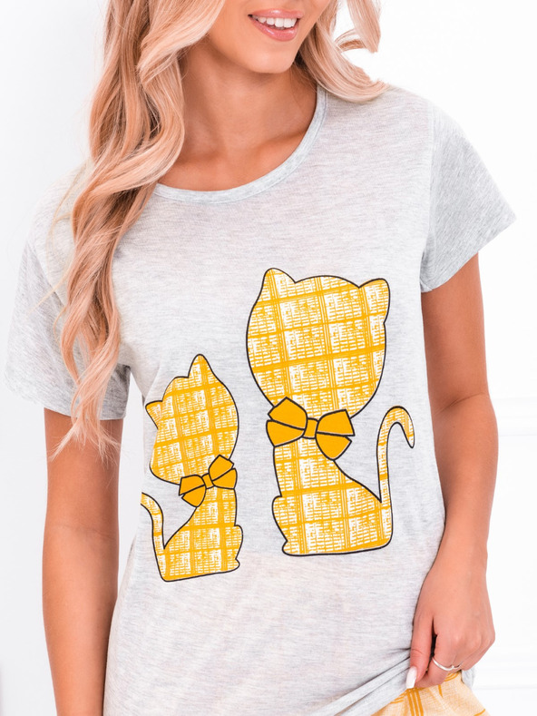 Edoti Dámske pyžamo žlté EDOTI